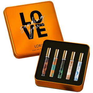 Valentine's Day 5-Piece Men's Perfume Set – Orange Collection