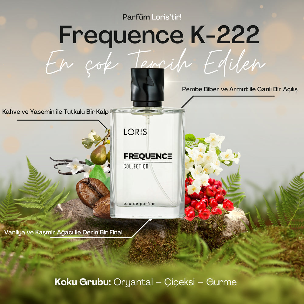 K-222 Frequence Kadın Parfüm 50 ml x 2 Adet