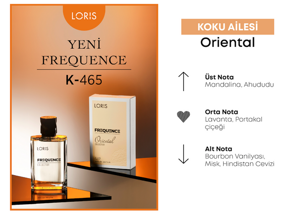 K-465 Frequence Kadın Parfüm EDP 50 ML