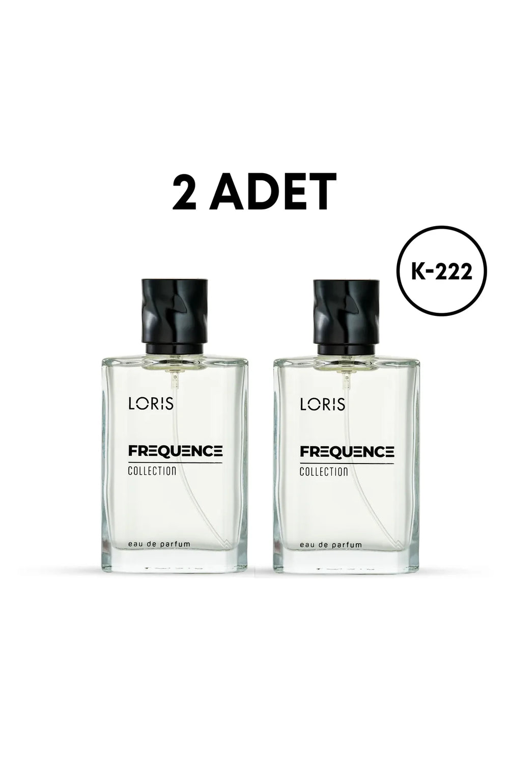 K-222 Frequence Kadın Parfüm 50 ml x 2 Adet