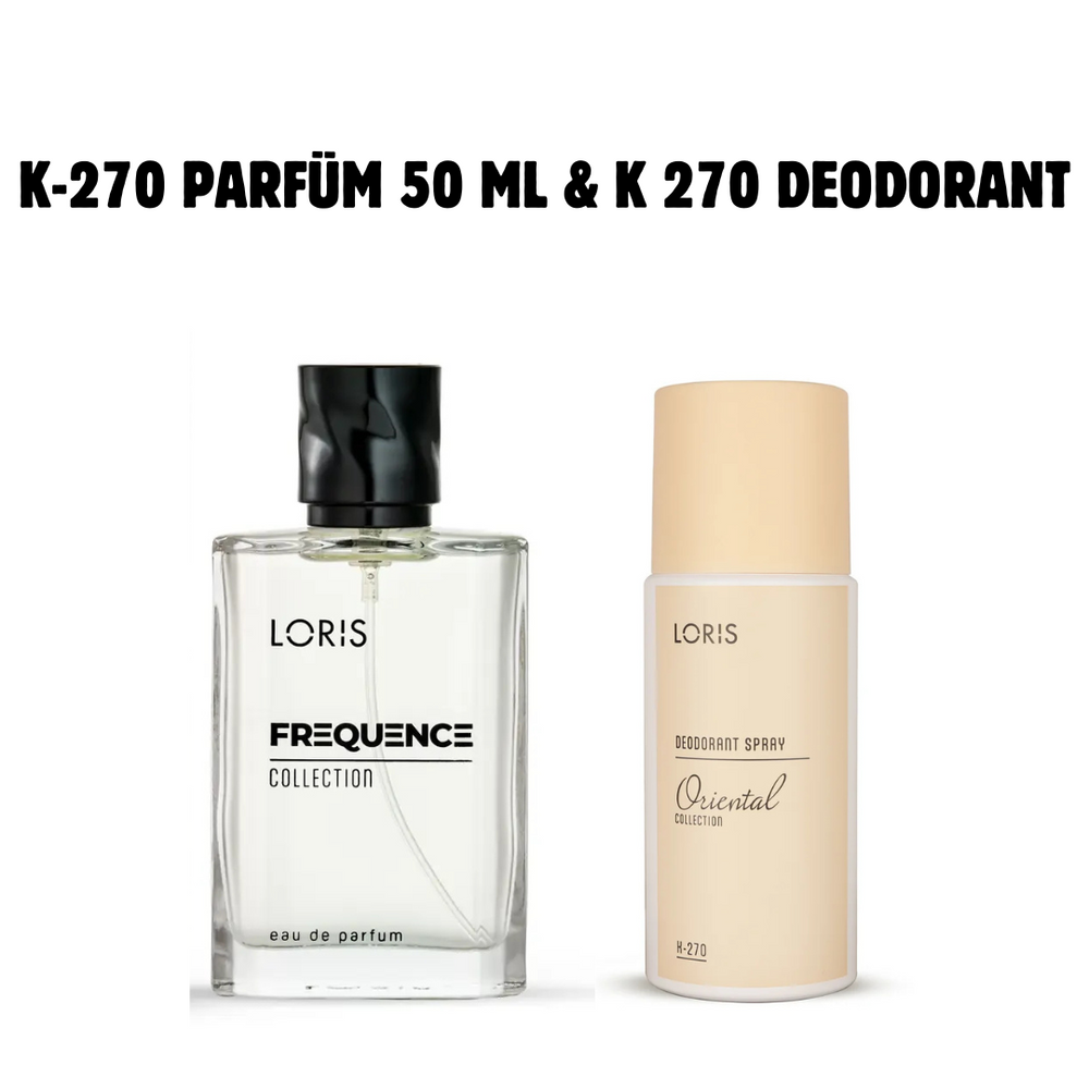 K-270 Frequence Kadın Parfüm 50 ML & K-270 Kadın Deodorant 150 ML
