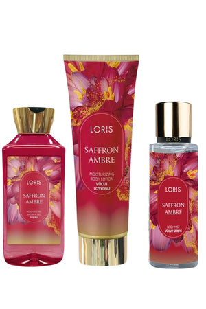 Saffron Ambre Vücut Seti