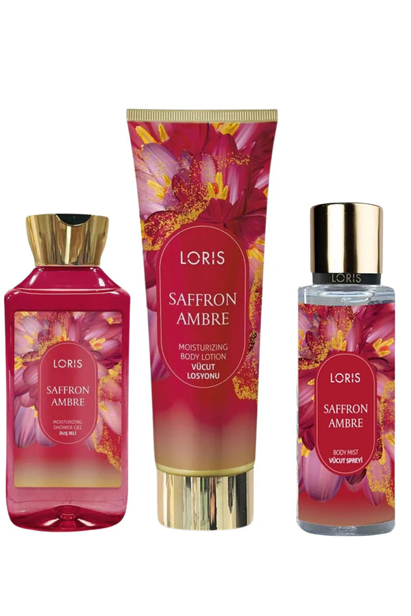 Saffron Ambre Vücut Seti